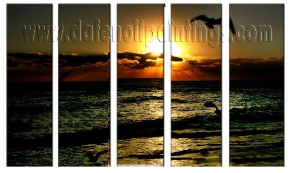 Dafen Oil Paintings on canvas seascape painting -set08001