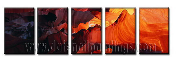 Modern Oil Paintings on canvas mountain painting -set08048