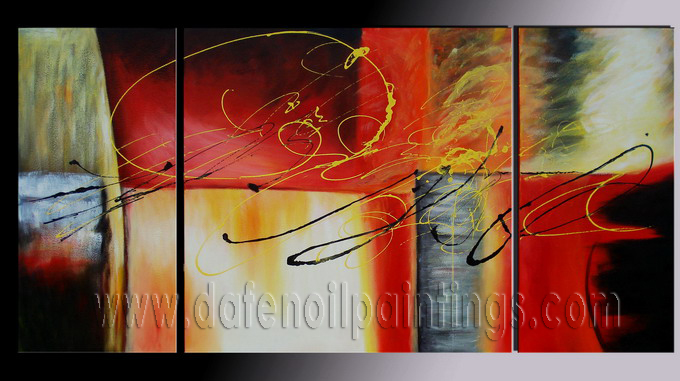 Modern Oil Paintings on canvas abstract painting -set08070