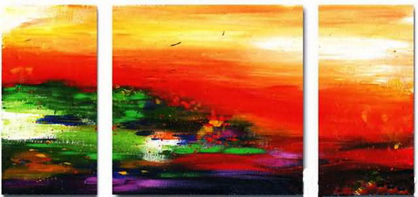 Modern Oil Paintings on canvas abstract painting -set08100