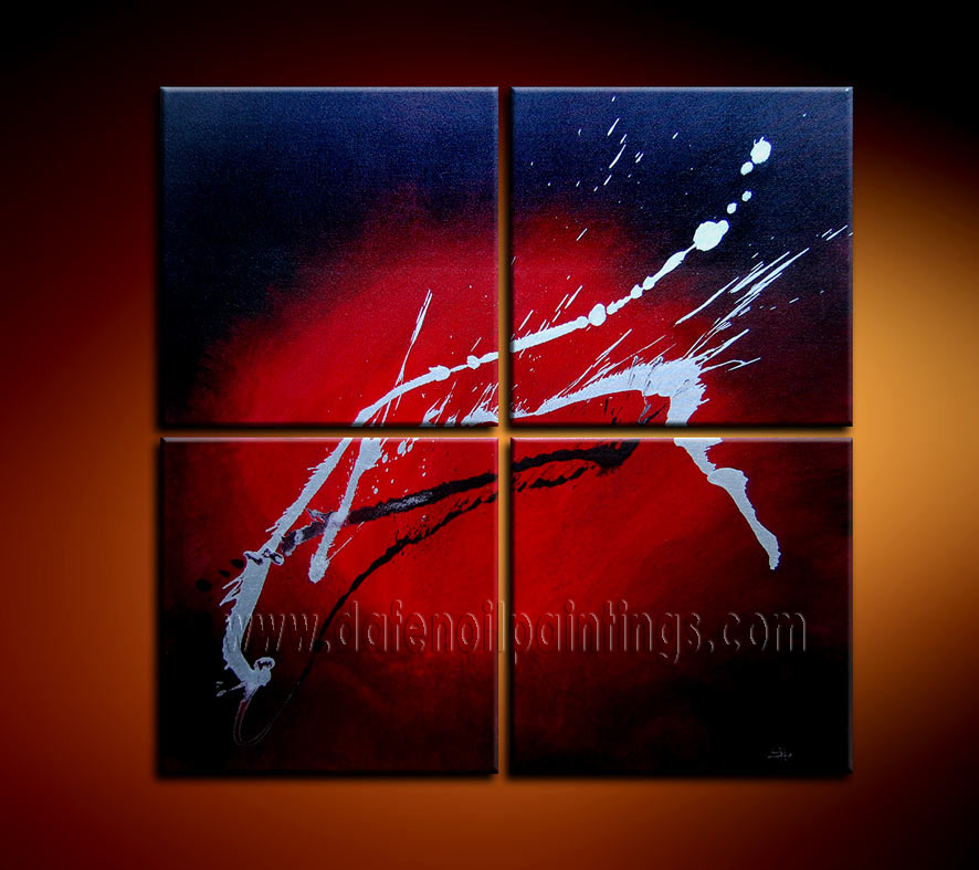 Modern Oil Paintings on canvas abstract painting -set08109