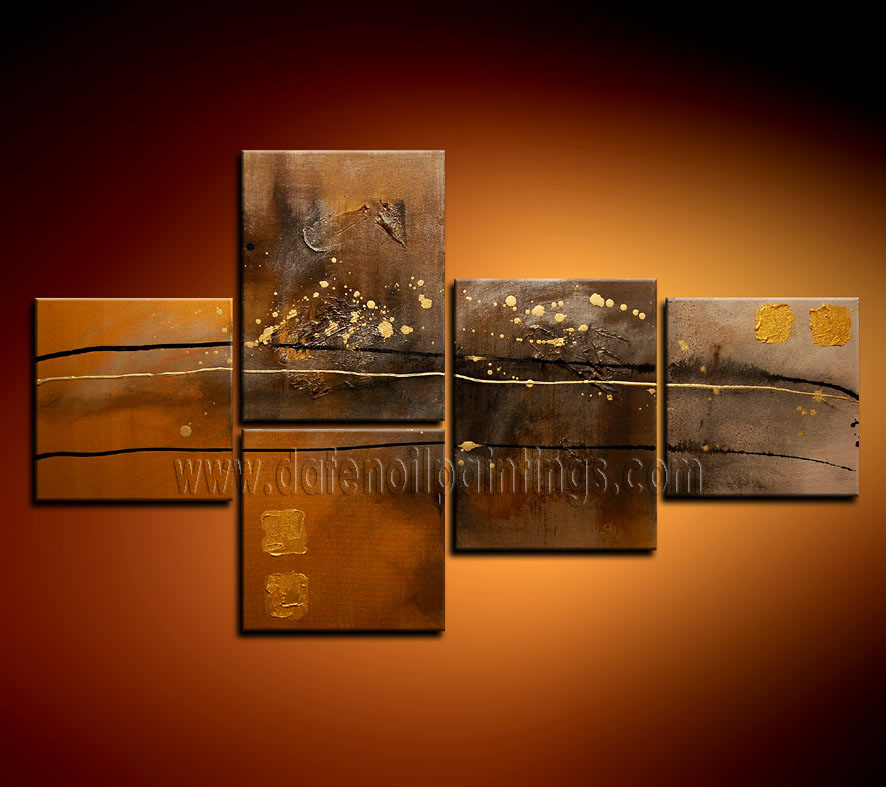 Modern Oil Paintings on canvas abstract painting -set08114