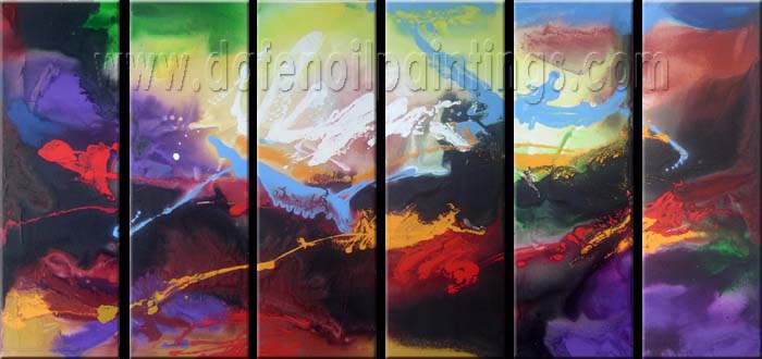 Modern Oil Paintings on canvas abstract painting -set08131