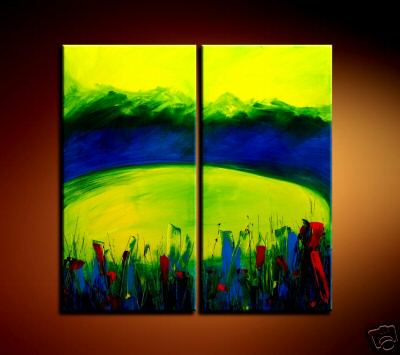 Modern Oil Paintings on canvas abstract painting -set08173