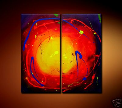 Modern Oil Paintings on canvas abstract painting -set08212