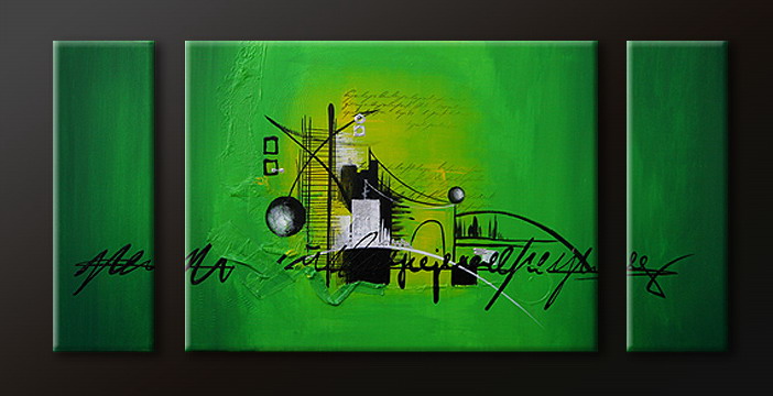 Modern Oil Paintings on canvas abstract painting -set09098