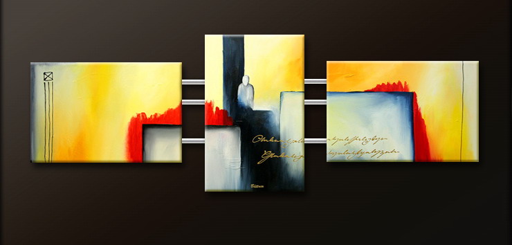 Modern Oil Paintings on canvas abstract painting -set09105