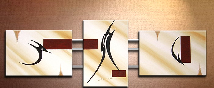 Modern Oil Paintings on canvas abstract painting -set09172