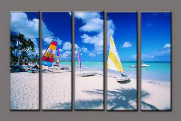 Modern Oil Paintings on canvas seascape painting -set10189