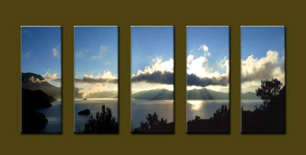 Modern Oil Paintings on canvas seascape painting -set10239