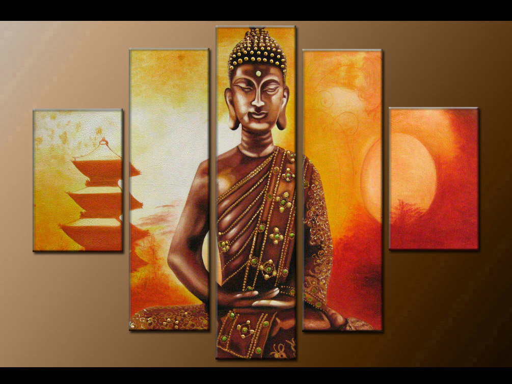 Contemporary zen art Buddha oil painting Buddha002