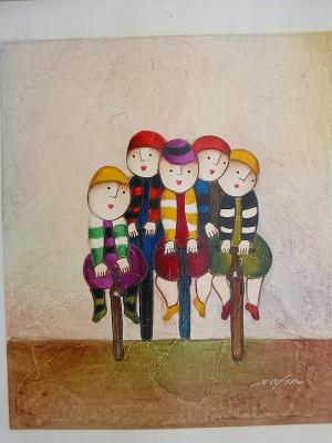 Dafen Oil Painting on canvas -child57 - Click Image to Close