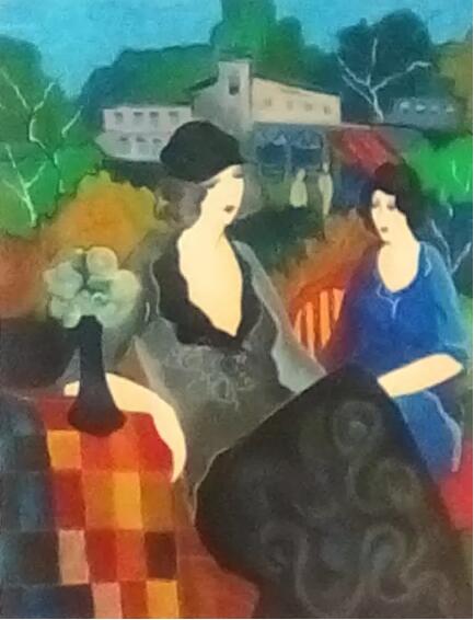 Itzchak Tarkay Oil Painting