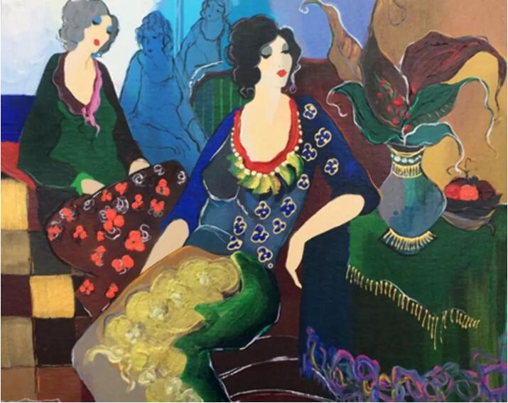 Itzchak Tarkay Oil Painting