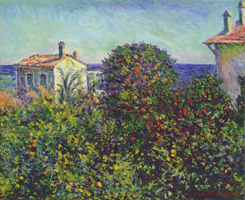 Cloude Monet Oil Painting Bordighera, the House of Gardener 1884 - Click Image to Close