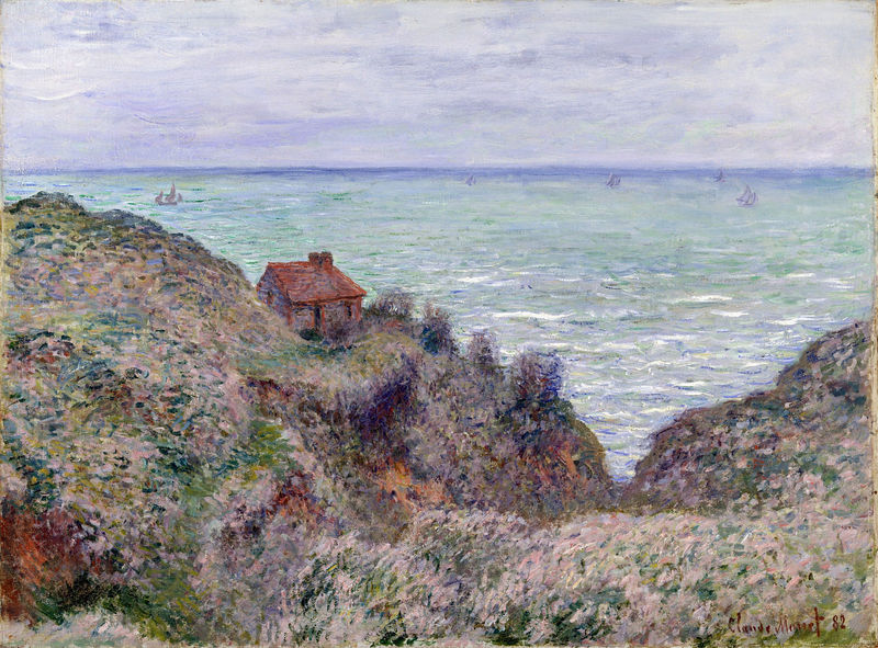 Cloude Monet Oil Paintings Cabin of the Customs Watch 1882 - Click Image to Close