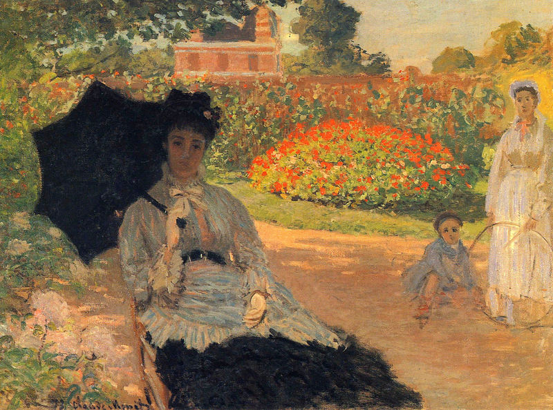 Cloude Monet Oil Paintings Camille Monet in the Garden 1873 - Click Image to Close