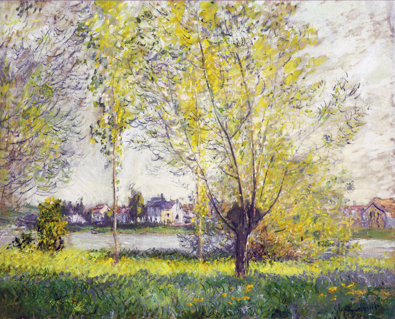 Cloude Monet Paintings The Willows 1880