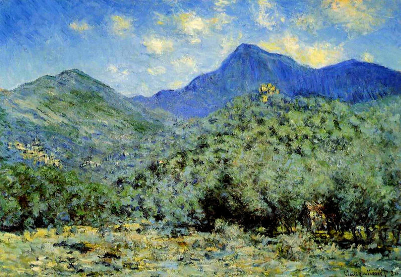 Cloude Monet Oil Paintings Valley Bouna near Bordighera 1884