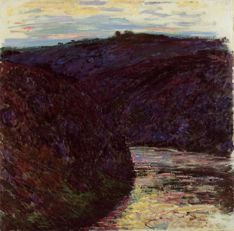 Cloude Monet Classical Oil Paintings Valley of the Creuse 1889 - Click Image to Close