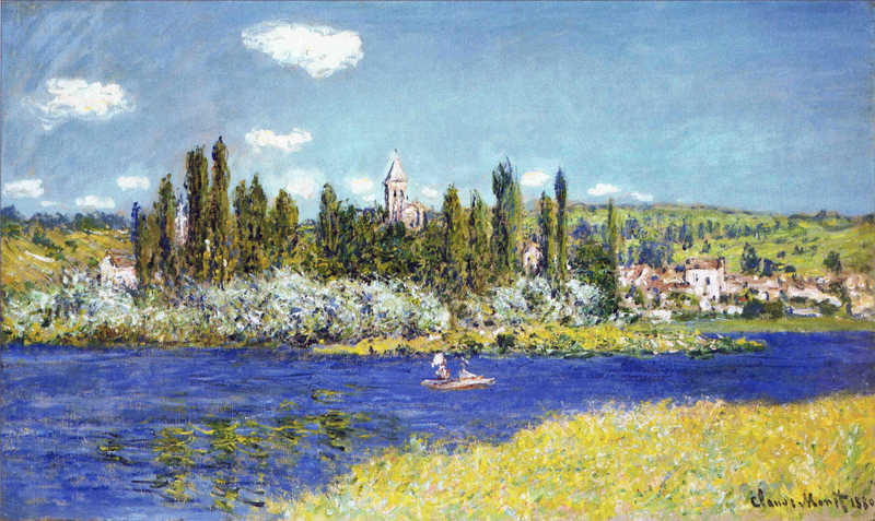 Cloude Monet Classical Oil Paintings Vetheuil 3 1880 - Click Image to Close