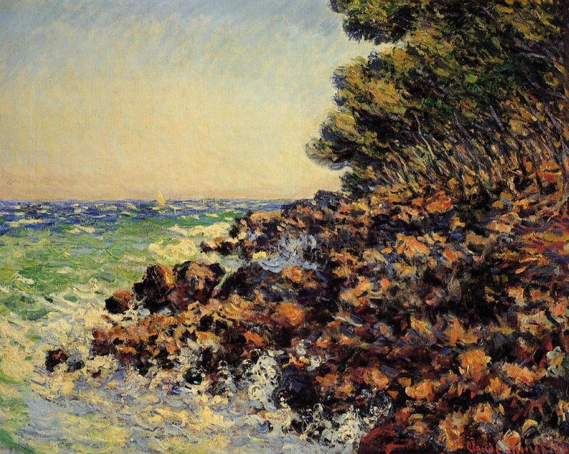 Cloude Monet Oil Painting Cap Martin 1884 - Click Image to Close