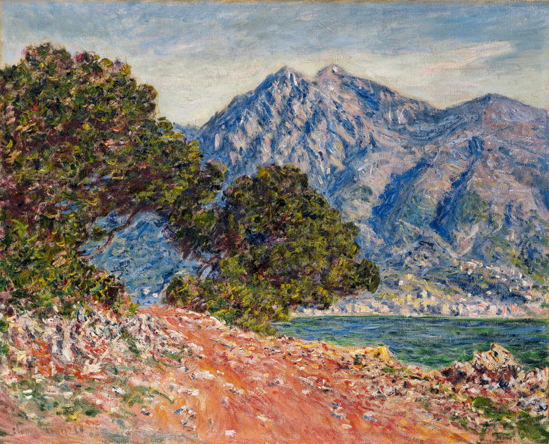 Cloude Monet Oil Painting Cap Martin 2 1884 - Click Image to Close