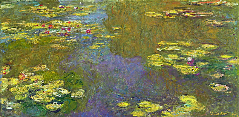 Cloude Monet Classical Oil Paintings Water Lilies 13 1919 - Click Image to Close