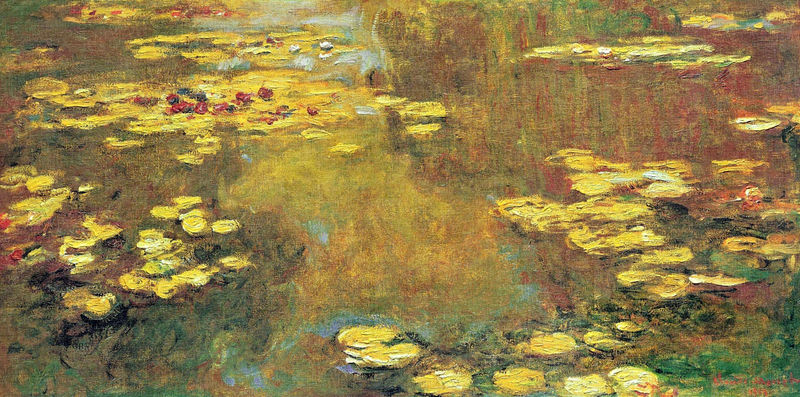 Cloude Monet Classical Oil Paintings Water Lilies 14 1919 - Click Image to Close