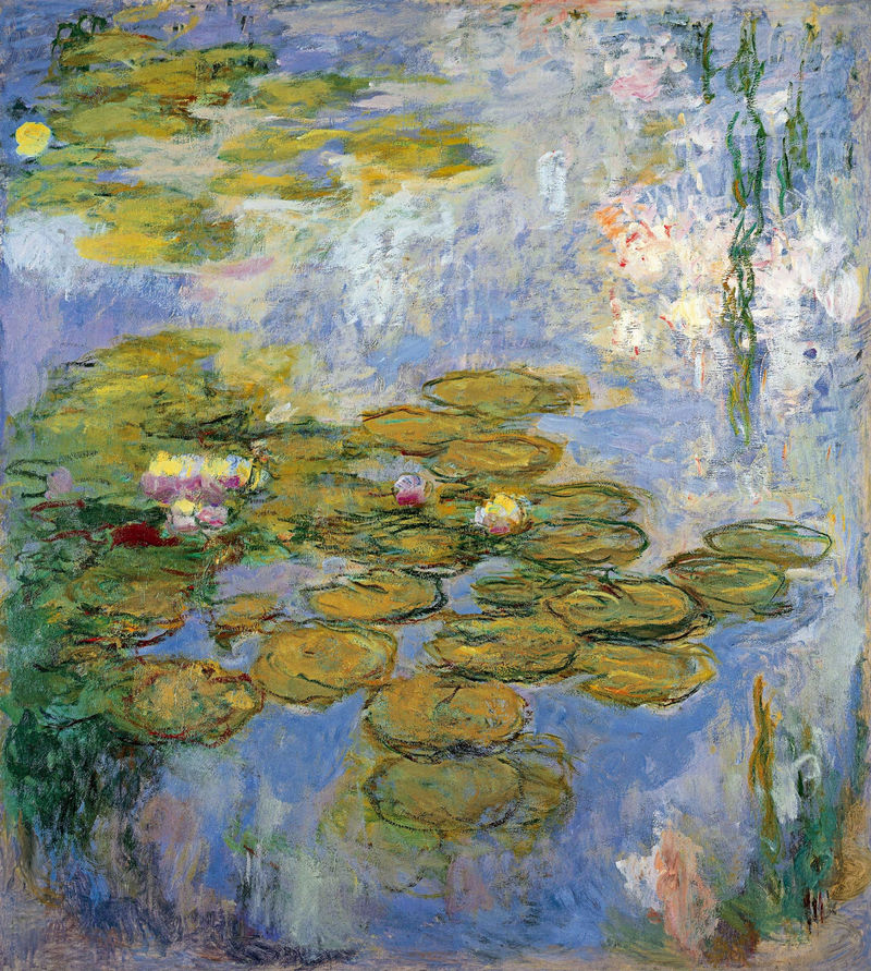 Cloude Monet Oil Painting Water Lilies 16 1919 - Click Image to Close