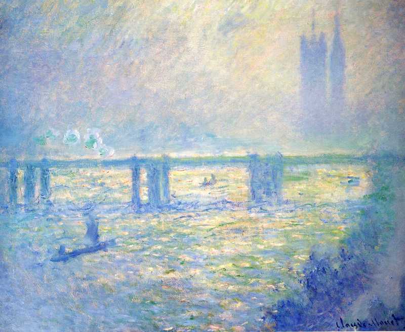 Cloude Monet Oil Painting Charing Cross Bridge 1898 - Click Image to Close