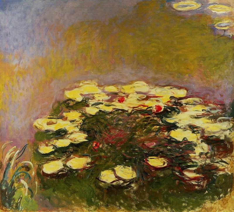 Cloude Monet Oil Painting Water Lilies 1917 - Click Image to Close