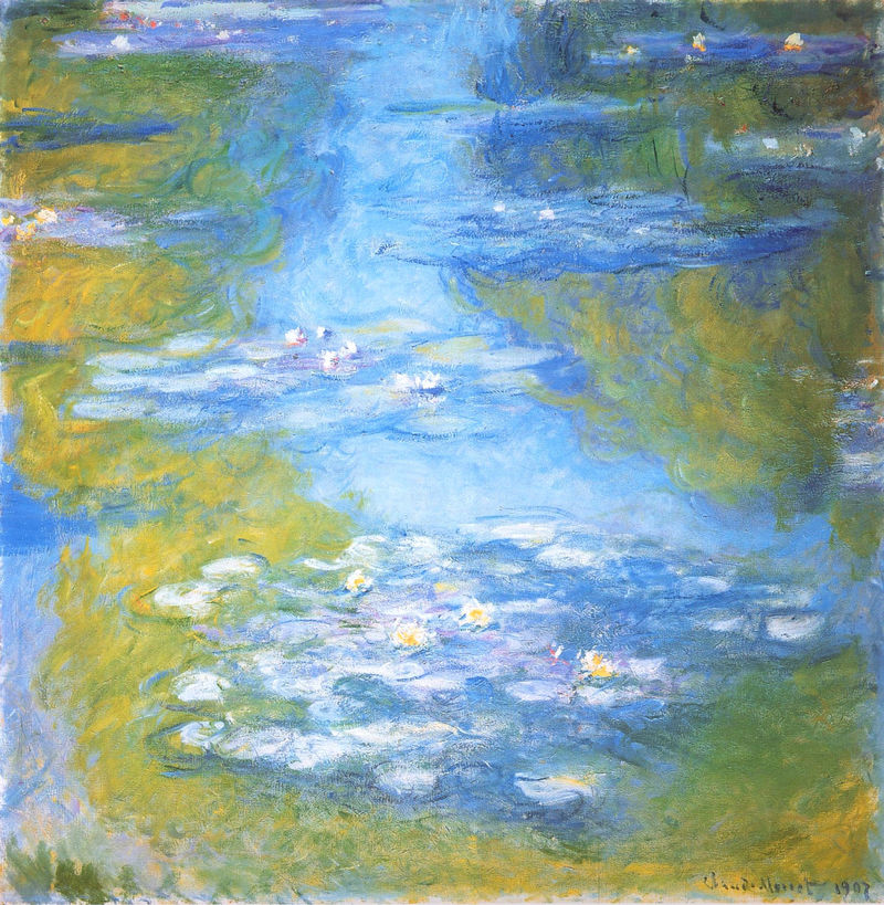 Cloude Monet Classical Oil Paintings Water Lilies 2 1907 - Click Image to Close