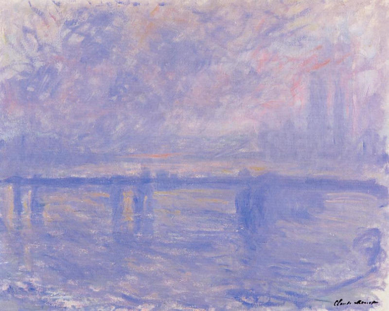 Cloude Monet Oil Painting Charing Cross Bridge 1901 - Click Image to Close