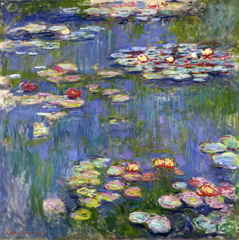 Cloude Monet Classical Oil Paintings Water Lilies 3 1916 - Click Image to Close