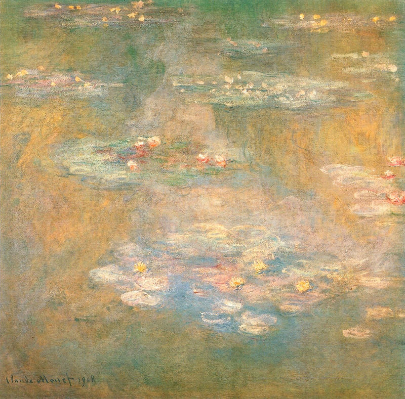 Cloude Monet Classical Oil Paintings Water Lilies 4 1908 - Click Image to Close