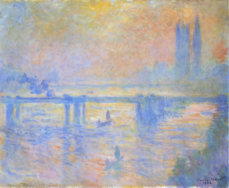 Cloude Monet Oil Painting Charing Cross Bridge 1902 - Click Image to Close