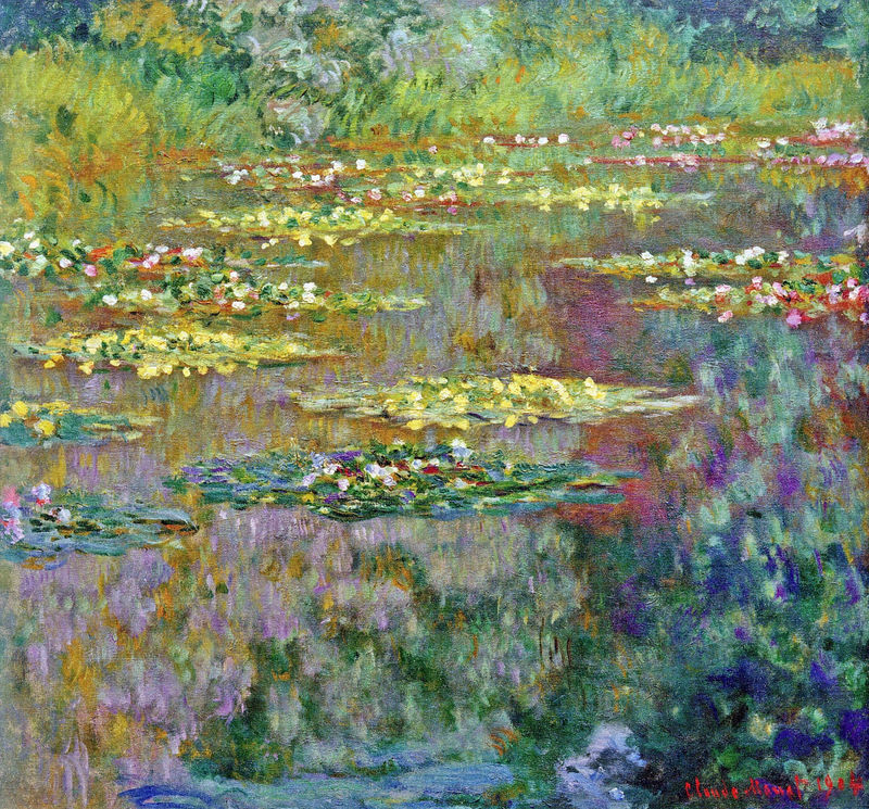 Cloude Monet Oil Painting Water Lilies 6 1904 - Click Image to Close