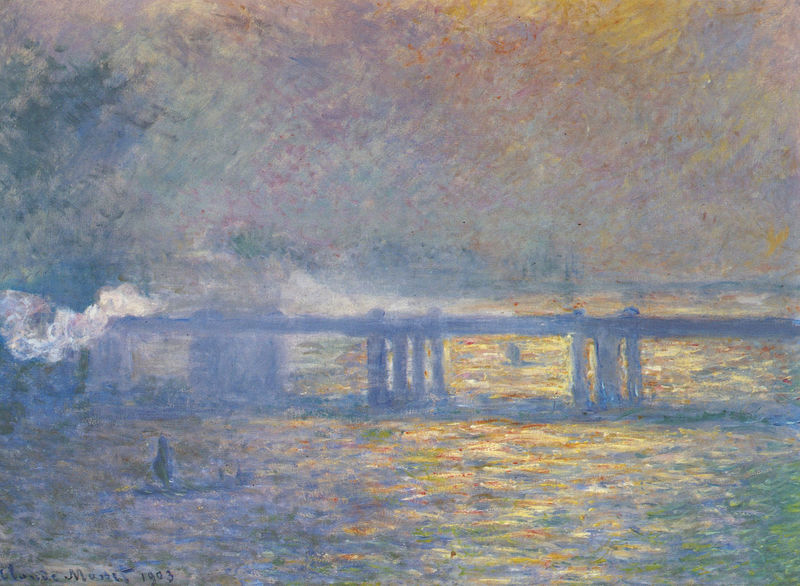 Cloude Monet Oil Paintings Charing Cross Bridge 1903