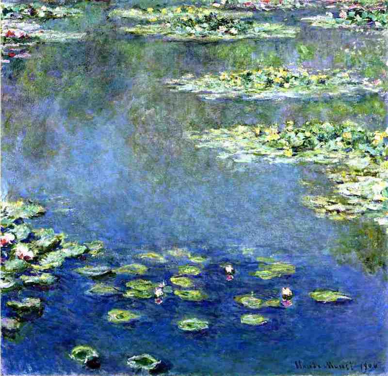 Cloude Monet Classical Oil Paintings Water Lilies 6 1907 - Click Image to Close