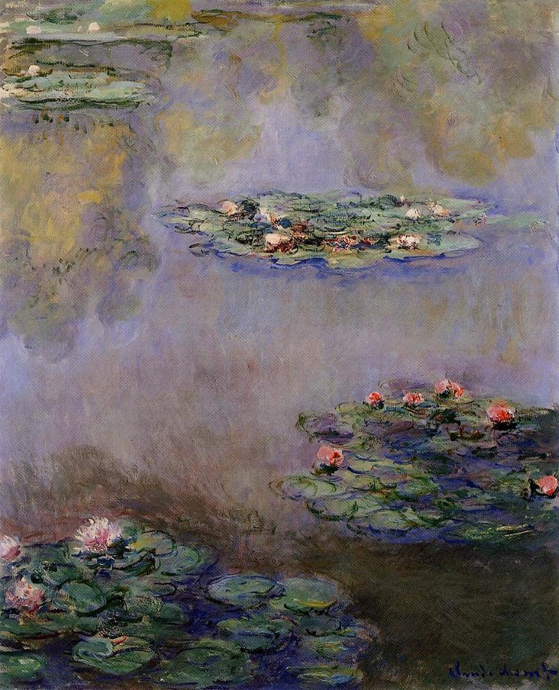 Cloude Monet Oil Painting Water Lilies 8 1908 - Click Image to Close