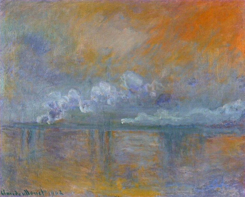 Cloude Monet Oil Painting Charing Cross Bridge 2 1902 - Click Image to Close