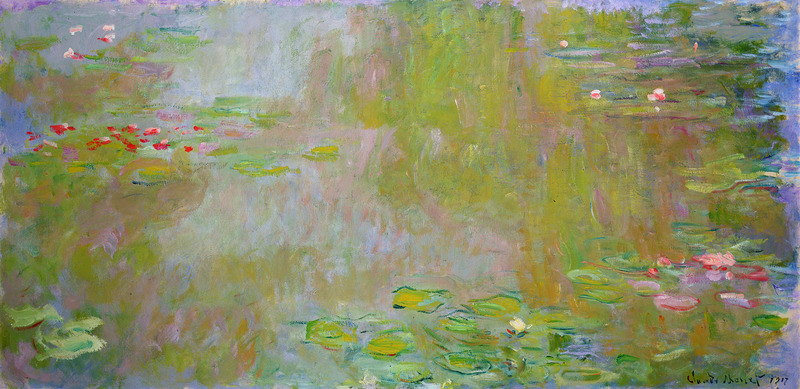 Cloude Monet Oil Paintings Water Lily Pond 2 1917