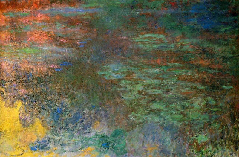 Water Lily Pond, Evening (right panel) 1926