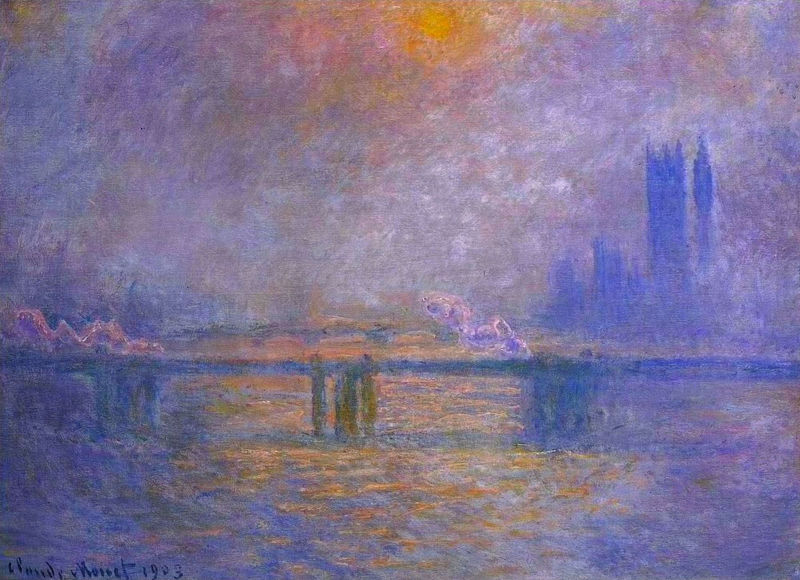 Cloude Monet Oil Paintings Charing Cross Bridge, The Thames 1903 - Click Image to Close