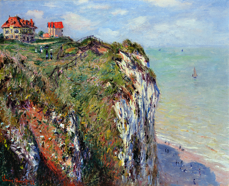 Cloude Monet Oil Painting Cliff at Dieppe 1882 - Click Image to Close