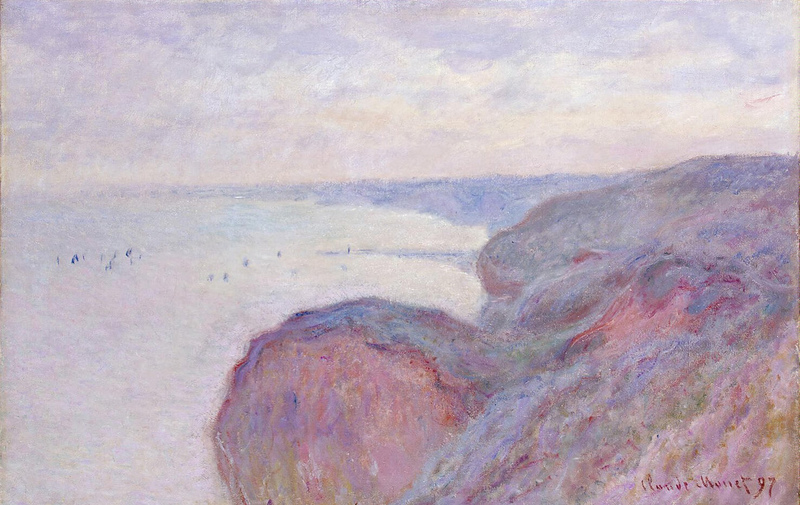 Cloude Monet Oil Paintings Cliff near Dieppe in the Morning 1897 - Click Image to Close