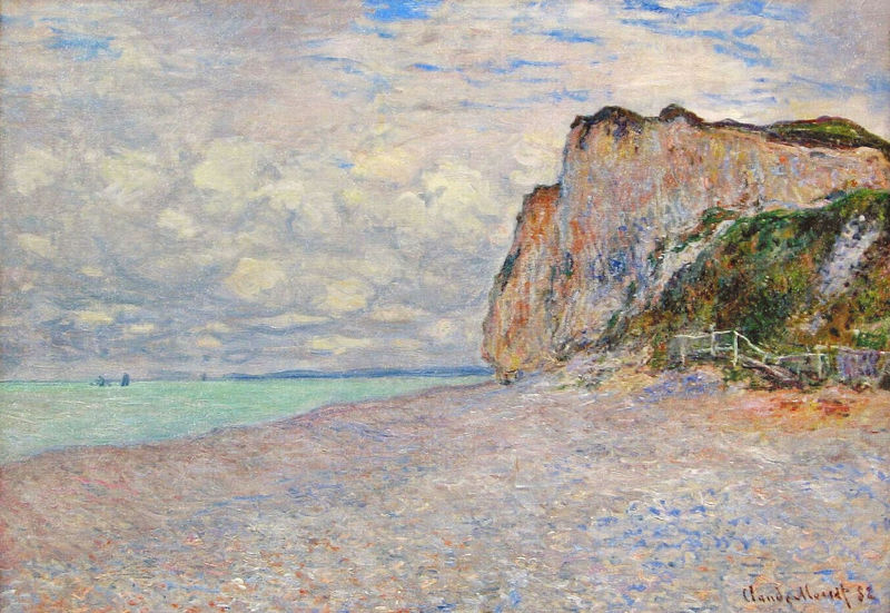 Cloude Monet Oil Paintings Cliffs near Dieppe 1882 - Click Image to Close