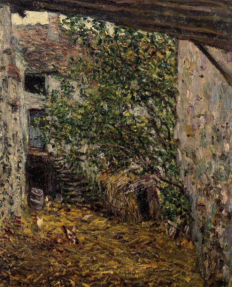 Cloude Monet Classical Oil Paintings Farmyard 1878 - Click Image to Close