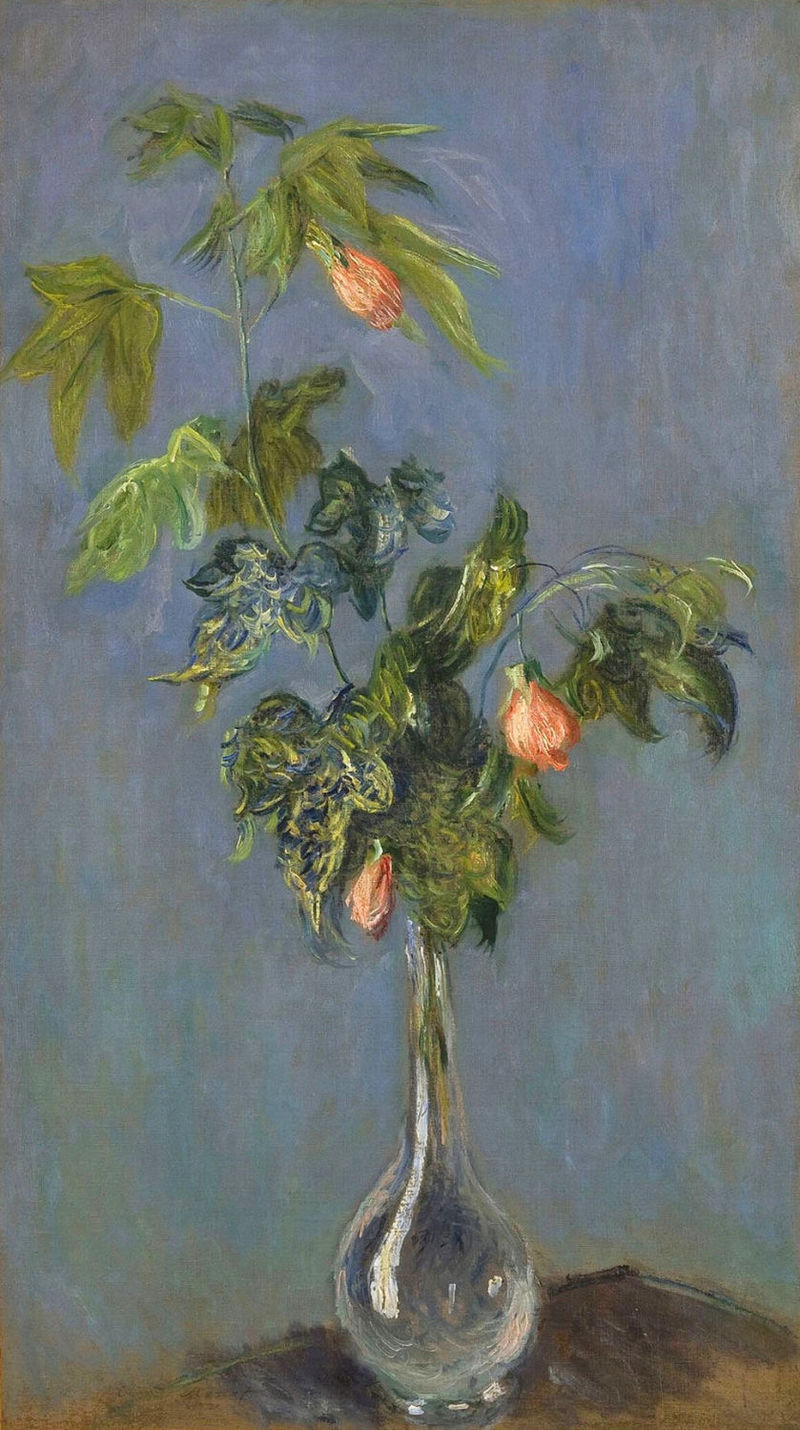 Cloude Monet Classical Oil Paintings Flowers in a Vase 1888 - Click Image to Close